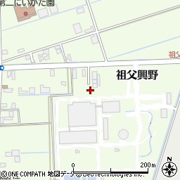 新潟県新潟市江南区祖父興野224-1周辺の地図