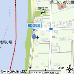 新潟県新潟市江南区祖父興野48-1周辺の地図