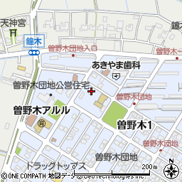 曽野木地区商店会事務所周辺の地図