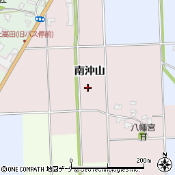 新潟県阿賀野市南沖山周辺の地図