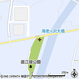 直江堤公園周辺の地図
