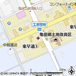 福宝新潟南店周辺の地図