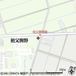 新潟県新潟市江南区祖父興野241-1周辺の地図