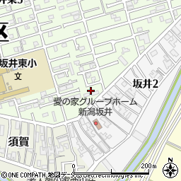 新潟県新潟市西区坂井東4丁目29周辺の地図