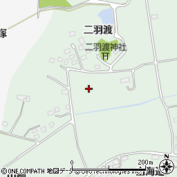 福島県新地町（相馬郡）小川（二羽渡）周辺の地図