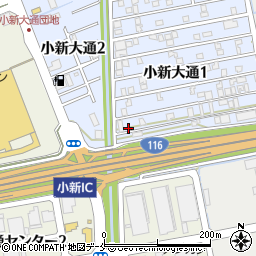 新潟県新潟市西区小新大通1丁目10-37周辺の地図