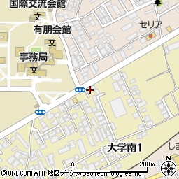 新潟県新潟市西区大学南1丁目7809-8周辺の地図