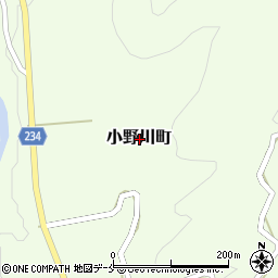 山形県米沢市小野川町周辺の地図