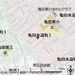 亀田東第３ひまわりクラブ周辺の地図