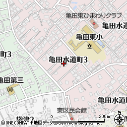 新潟市ひまわりクラブ　亀田東ひまわりクラブ第４周辺の地図