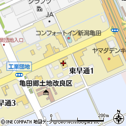 ＨｏｎｄａＣａｒｓ新潟南亀田店周辺の地図