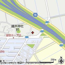 セブンイレブン新潟鐘木店周辺の地図