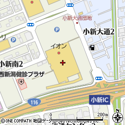 ダイソーイオン新潟西店周辺の地図