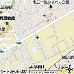 大吉 大学前店周辺の地図
