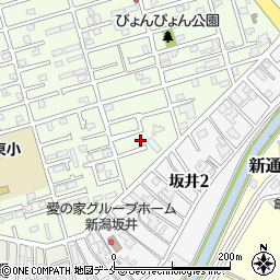 新潟県新潟市西区坂井東4丁目28周辺の地図