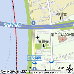 新潟県新潟市江南区祖父興野54-2周辺の地図