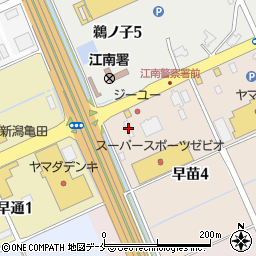 ガリバーアウトレット新潟亀田店周辺の地図