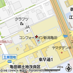 新潟県新潟市江南区東早通2丁目周辺の地図