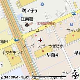 ＧＵ新潟亀田店周辺の地図
