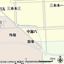 福島県伊達郡国見町藤田中沢六周辺の地図