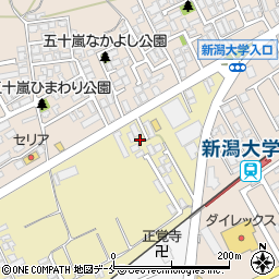 新潟県新潟市西区大学南1丁目6682-13周辺の地図