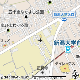 新潟県新潟市西区大学南1丁目6682-15周辺の地図