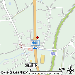 福島県新地町（相馬郡）小川（清水小路）周辺の地図