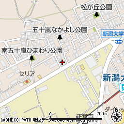 新潟県新潟市西区五十嵐１の町6683-1周辺の地図