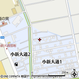 新潟県新潟市西区小新大通1丁目3-27周辺の地図