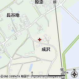 福島県相馬郡新地町駒ケ嶺成沢周辺の地図