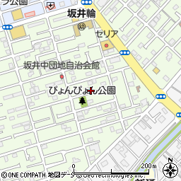 新潟県新潟市西区坂井東4丁目周辺の地図