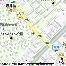 坂井中簡易郵便局周辺の地図