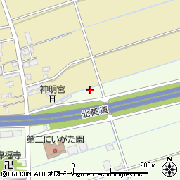 新潟県新潟市江南区祖父興野281-3周辺の地図