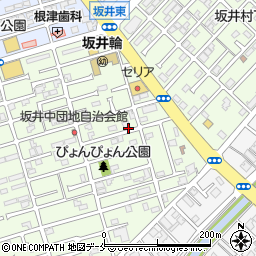 新潟県新潟市西区坂井東周辺の地図
