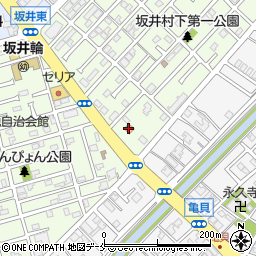 セブンイレブン新潟坂井東店周辺の地図