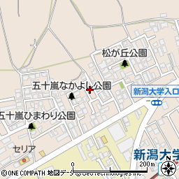 新潟県新潟市西区五十嵐１の町6744-7周辺の地図