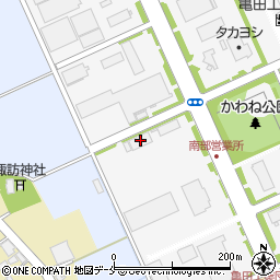 新潟交通新潟南部営業所周辺の地図