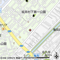 新潟県新潟市西区坂井東3丁目23周辺の地図