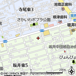 新潟県新潟市西区坂井東4丁目37周辺の地図