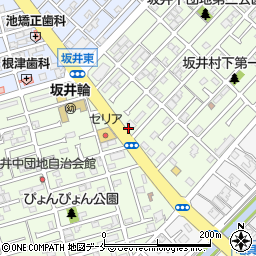 新潟県新潟市西区坂井東3丁目28周辺の地図