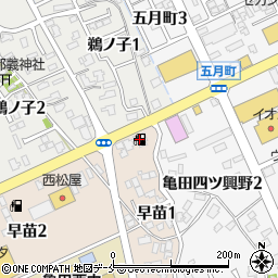 ａｐｏｌｌｏｓｔａｔｉｏｎセルフ亀田西ＳＳ周辺の地図