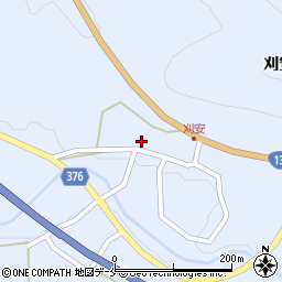 山形県米沢市万世町刈安677周辺の地図