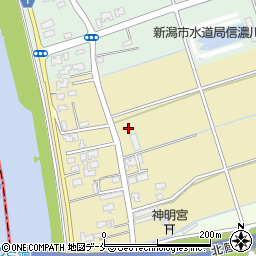新潟県新潟市江南区久蔵興野周辺の地図