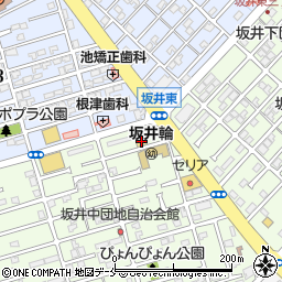 セブンイレブン新潟坂井東４丁目店周辺の地図
