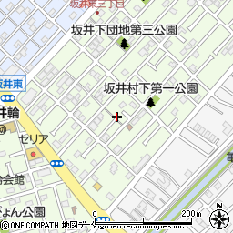 新潟県新潟市西区坂井東3丁目周辺の地図