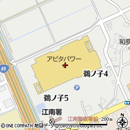 ピーコック亀田店周辺の地図