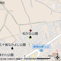 新潟県新潟市西区五十嵐１の町6764-30周辺の地図