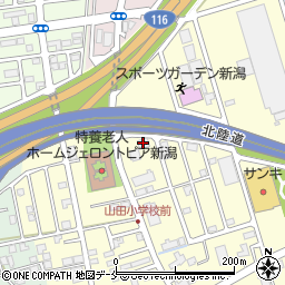 カナイ医療器新潟支店周辺の地図