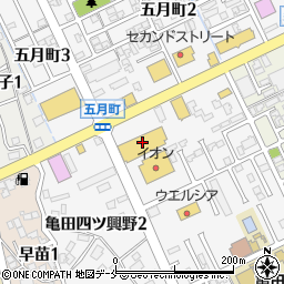 ファッションセンターしまむら亀田店周辺の地図