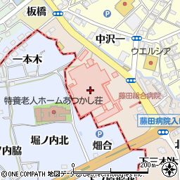 公立藤田総合病院周辺の地図